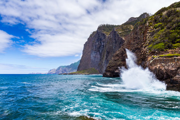 Fototapeta na wymiar North Coast scenery, Madeira, Portugal
