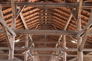 Dachgebälk Zeche Nachtigal