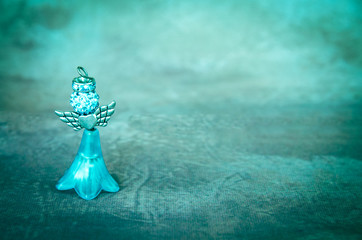 beautiful blue angel adornment