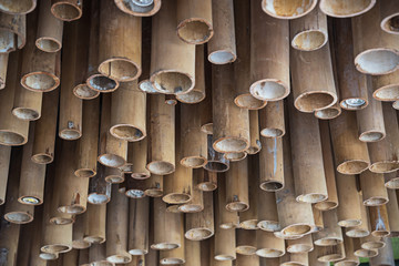 bamboo wood pattern decoration wall