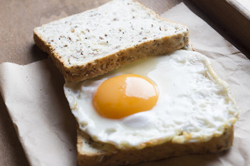 Eggs fried