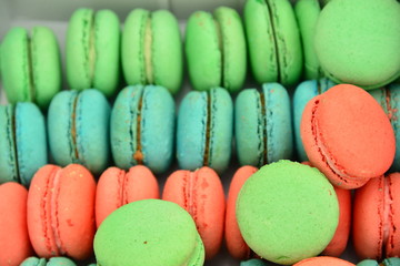 Colorful macaroons