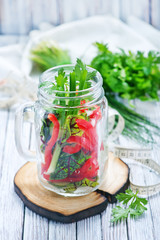 fresh vegetable salad