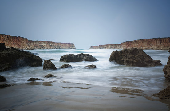 Cala Del Aceite Beach; Costa De La Luz, Cadiz, Andalusia, Spain