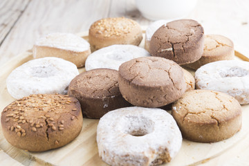 Polvorones typical spansih