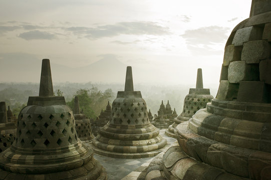 Borobudur Temple; Magelang, Central Java, Indonesia