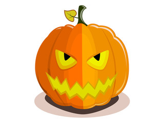 halloween devil pumpkin