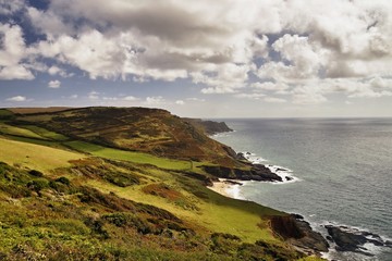 Fototapeta na wymiar Sea Coast in Devon in England