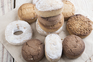 Polvorones typical spansih