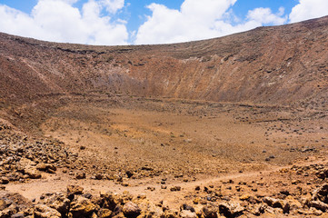 Volcanic landscape in Lanzarote