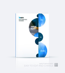 Brochure template layout, cover design annual report, magazine, 