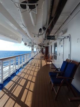 Cruise Ship Promenade Deck 