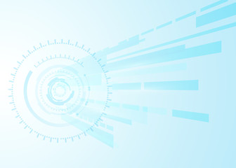 Obraz premium vector background abstract technology communication concept,futuristic background, techno circle