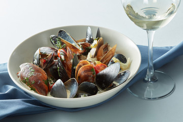 Moules marnieres mussels