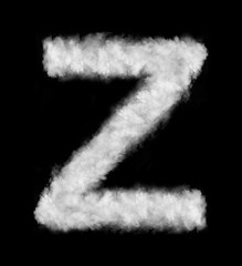 letter Y made of the clouds