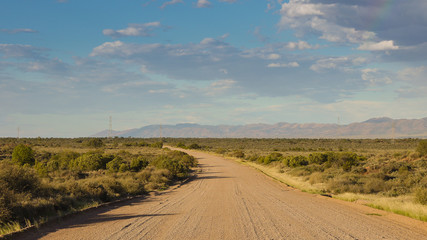 Outback Straße in den Flinders Ranges, Australien
