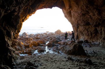 Sea Cave in Southern California