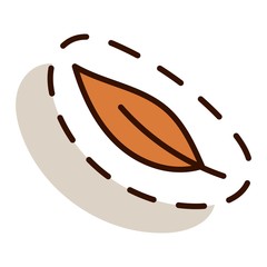 autumn leaf vector illustration.