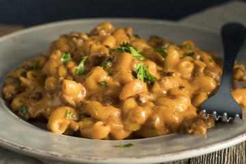 Homemade Hamburger Macaroni and Cheese