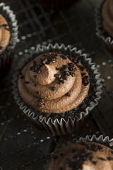 Homemade Sweet Chocolate Cupcakes