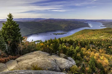 Tuinposter Lake George from Black Mountain Lookout © lightphoto2