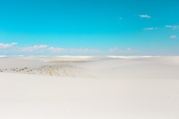 Beautiful white sand landscape