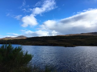 Fototapeta na wymiar Loch Luichart, Highland Region, Scotland, UK. 