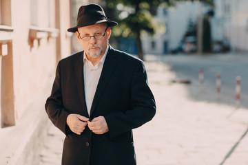 old man in field