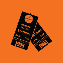 Baseball tickets icon