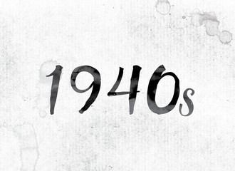 1940s Concept Painted in Ink