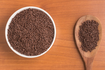 Chocolate Vermicelli. Chocolate Sprinkles