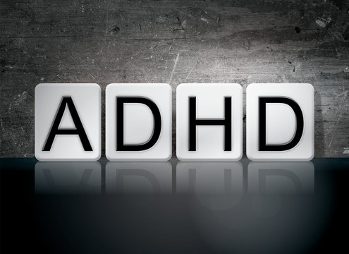 ADHD Tiled Letters Concept and Theme