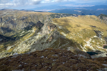 Amazing Landscape from Malyovitsa peak, Rila Mountain, Bulgaria
