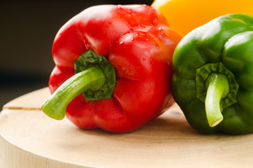 Bell pepper, sweet pepper,healthy food