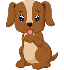 Cute dog cartoon