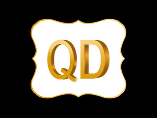 QD Initial Logo for your startup venture