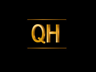 QH Initial Logo for your startup venture