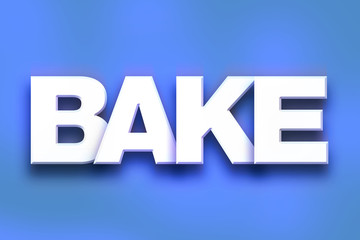 Bake Concept Colorful Word Art