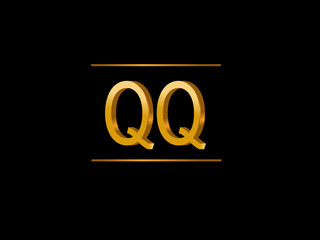 QQ Initial Logo for your startup venture