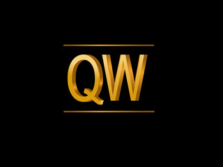 QW Initial Logo for your startup venture