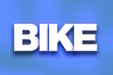 Bike Concept Colorful Word Art