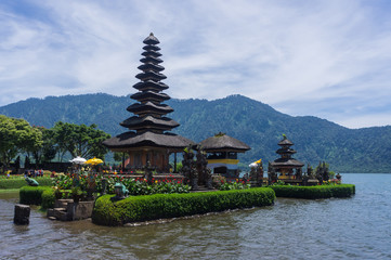 Obraz premium Pura Ulun Danu Bratan, Bali, Indonésie