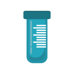 tube test medical isolated icon vector illustration design