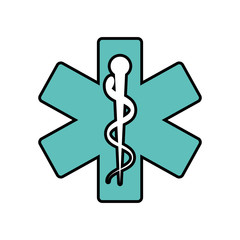 medical symbol isolated icon vector illustration design
