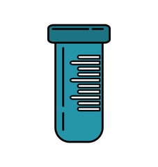 tube test medical isolated icon vector illustration design