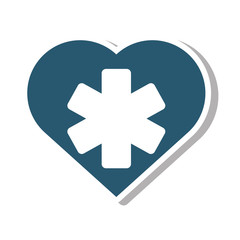 Obraz premium medical symbol isolated icon vector illustration design