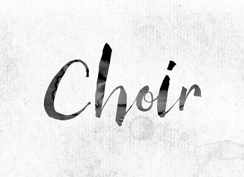 Choir Concept Painted in Ink