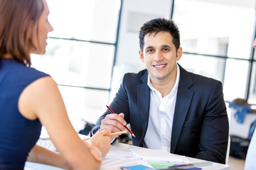 Obraz premium Businessman at the office