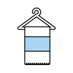 towel spa isolated icon vector illustration design