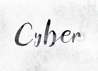 Cyber Concept Painted in Ink